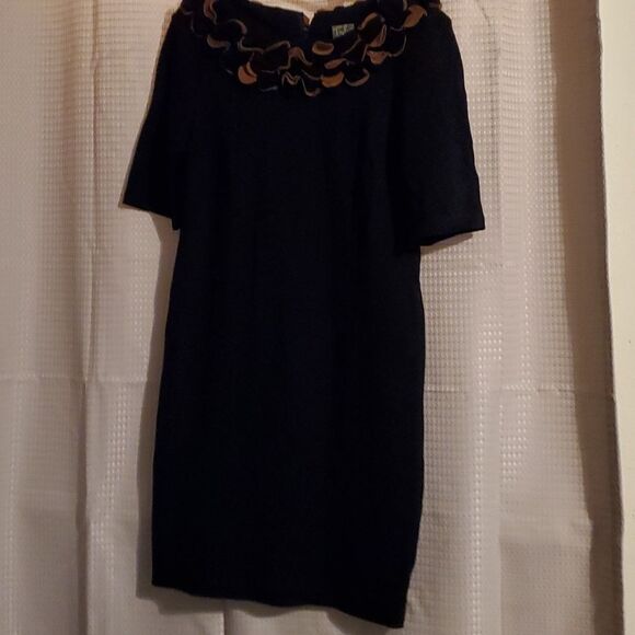 TAYLOR WOMAN BLACK DRESS  6 - Picture 1 of 6